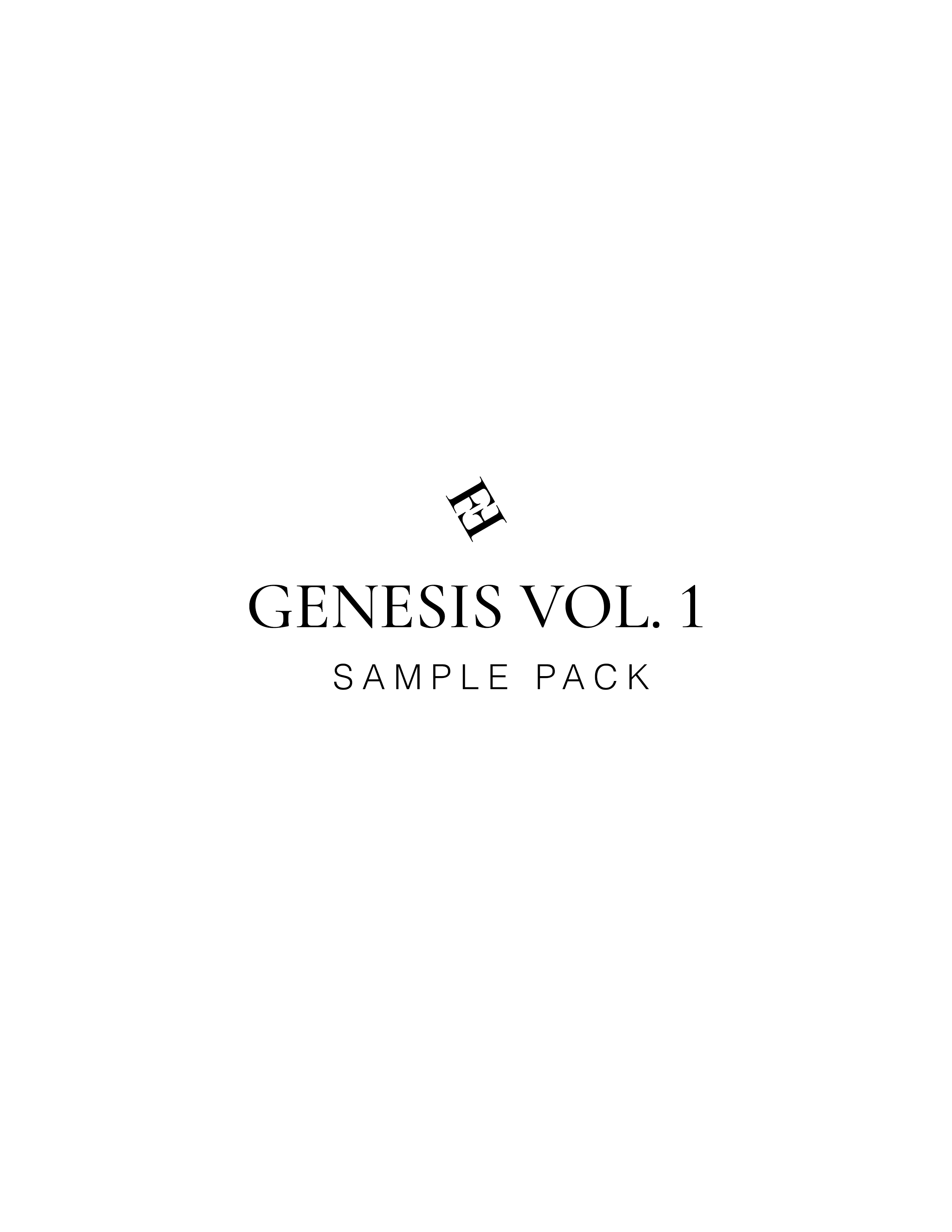 Genesis Sample Pack